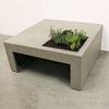 Concrete Coffee Table With Built-in Planter Box
