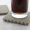 Concrete Hexagon Coasters with Cork Bottoms