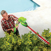 Cordless Telescoping Hedge Trimmer With 3 Position Pivoting Head