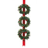 Cordless Triple Wreath Door Hang