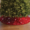 Cordless Twinkling Christmas Tree Skirt