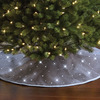 Cordless Twinkling Christmas Tree Skirt