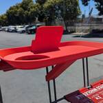 Costco Shopping Cart Tray - Holds a Phone, Drink, Hot Dog, and Samples