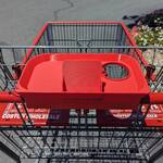Costco Shopping Cart Tray - Holds a Phone, Drink, Hot Dog, and Samples