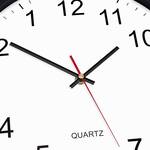 Counterclockwise Backwards Analog Wall Clock