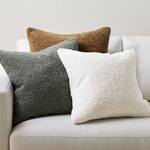 Cozy Teddy Bear Faux Fur Pillows