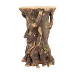 Craggy Bark Tree Ent Side Table