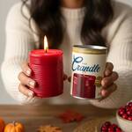 The Crandle - Jellied Cranberry Sauce from a Can Scented Candle