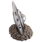 Crashed Flying Saucer Statue