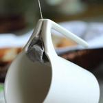 Creative Ceramic Mug with Slotted Tea Bag Holder