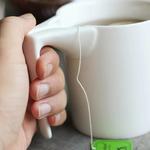 Creative Ceramic Mug with Slotted Tea Bag Holder
