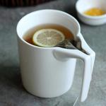 Creative Ceramic Mug with Slotted Tea Bag Holder