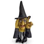 Creepy Animated Window Tapping Witch