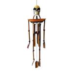 Creepy Bamboo Skeleton Wind Chime