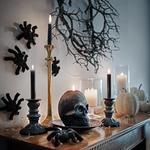 Creepy Black Branch Wreath