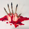 Creepy Bleeding Hand Candles