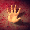 Creepy Bleeding Hand Candles