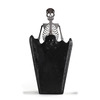 Creepy Coffin Skeleton Candle