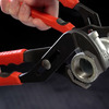 Crescent Tongue and Groove Pliers with Non-Marring Grip Zone