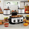 Crock-Pot Swing and Serve - Triple Slow Cooker
