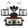 Crock-Pot Swing and Serve - Triple Slow Cooker