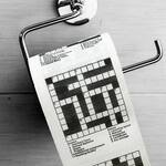 Crossword Puzzle Toilet Paper