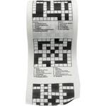 Crossword Puzzle Toilet Paper