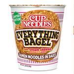 Cup Noodles Everything Bagel with Cream Cheese Ramen Noodles