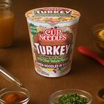 Cup Noodles Turkey Dinner and Pumpkin Pie Ramen Noodles