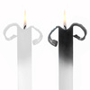 Curling Taper Candles