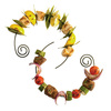 Curved Shish-Kabob Skewers - Fit On Your Plate!