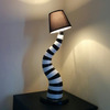 Curvy Beetlejuice-ish Table Lamp