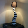 Curvy Beetlejuice-ish Table Lamp