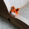 Cute Needle Felted Animal Head Bookmarks