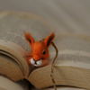 Cute Needle Felted Animal Head Bookmarks