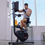 LifeSpan Fitness Cycle Boxer - Upright Exercise Bike with Interactive Boxing Punch Pad