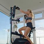 LifeSpan Fitness Cycle Boxer - Upright Exercise Bike with Interactive Boxing Punch Pad