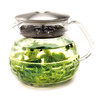 Dancing Leaf Glass Teapot