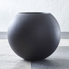 Dark Gray Outdoor Sphere Planters