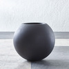 Dark Gray Outdoor Sphere Planters