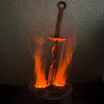Dark Souls Coiled Sword LED Humidifier with Realistic Flame Effects