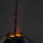 Dark Souls Coiled Sword LED Humidifier with Realistic Flame Effects