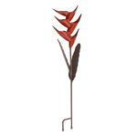 Desert Steel Heliconia Flower Standing Bird Feeder