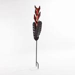 Desert Steel Heliconia Flower Standing Bird Feeder