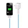 Dexim Visible Green - Illuminated Smart Charge and Sync Cable