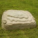 Discreet Landscaping Boulder Sandbox