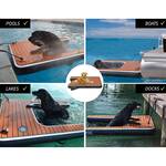 Dog-DOK - Inflatable Floating Dog Water Ramp For Pools, Boats, and Docks