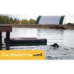 Dog-DOK - Inflatable Floating Dog Water Ramp For Pools, Boats, and Docks