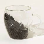 Double-Walled Coffee Bean Illusion Mug