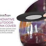Drink Tops - Ventilated Silicone Wine Glass Covers